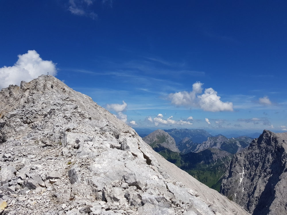 Der Gipfel ist fast erreicht 