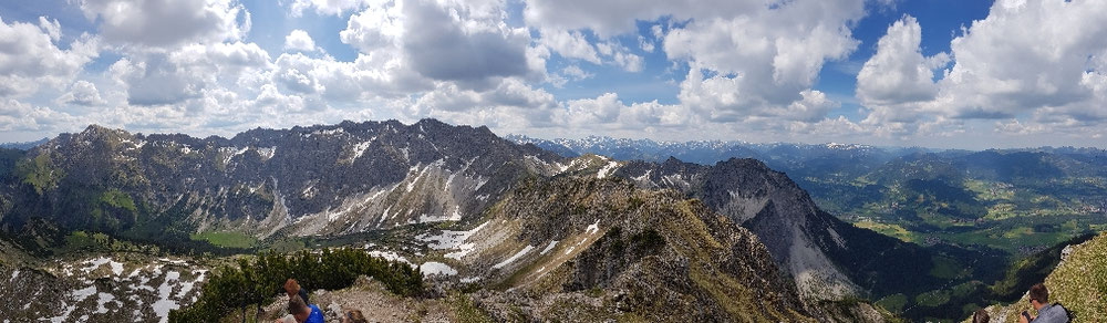 Gipfelpanorama Entschenkopf 