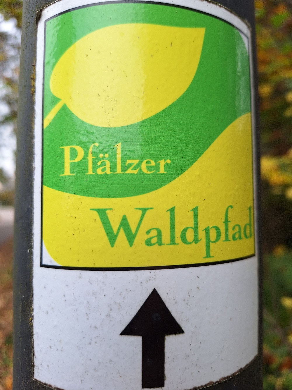 Gut markiert ist die Strecke 