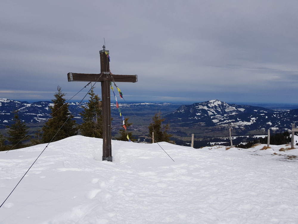 Blick vom Gipfel nach Norden 