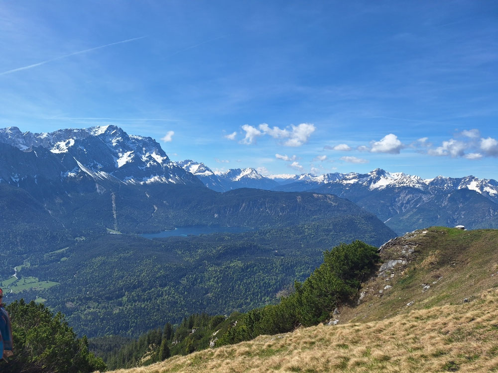 Blick vom Gipfel nach Süden