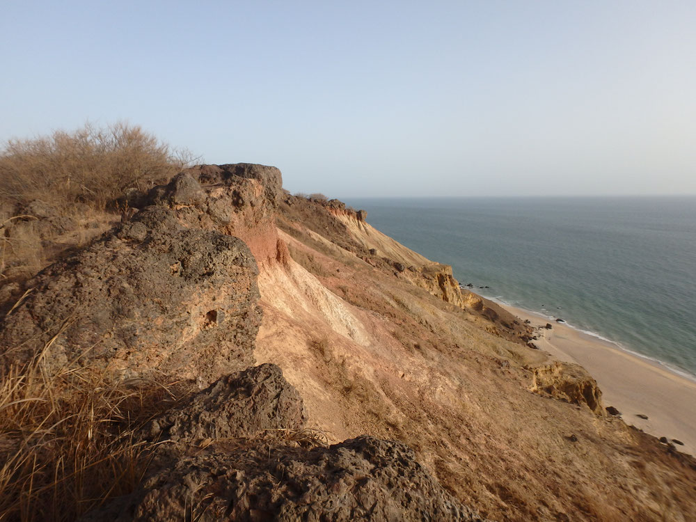 Natural Reserve of Popenguine, cliffs.