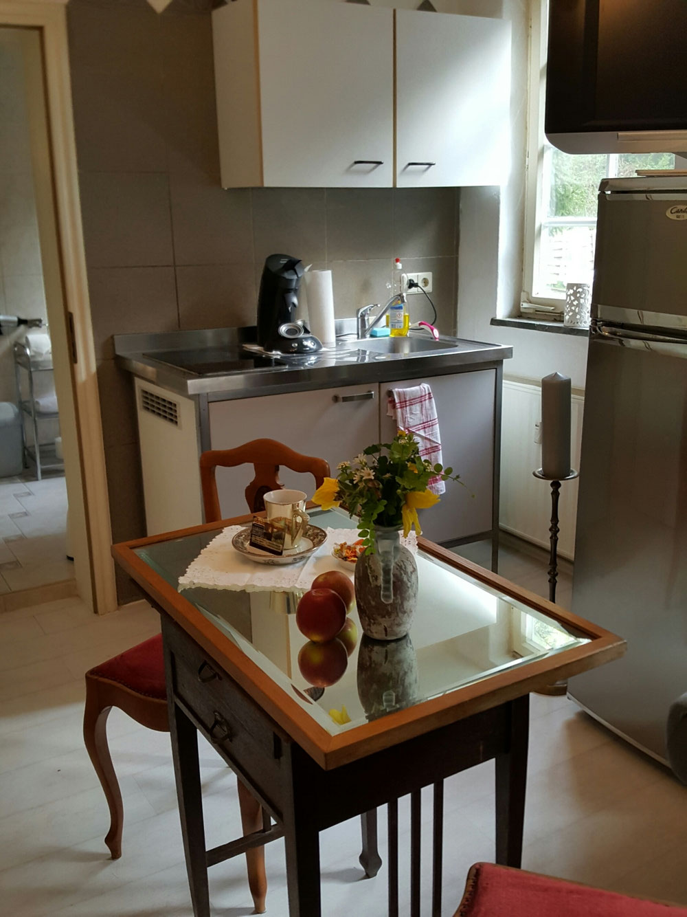Pantryküche im Studio Mühlenstube 