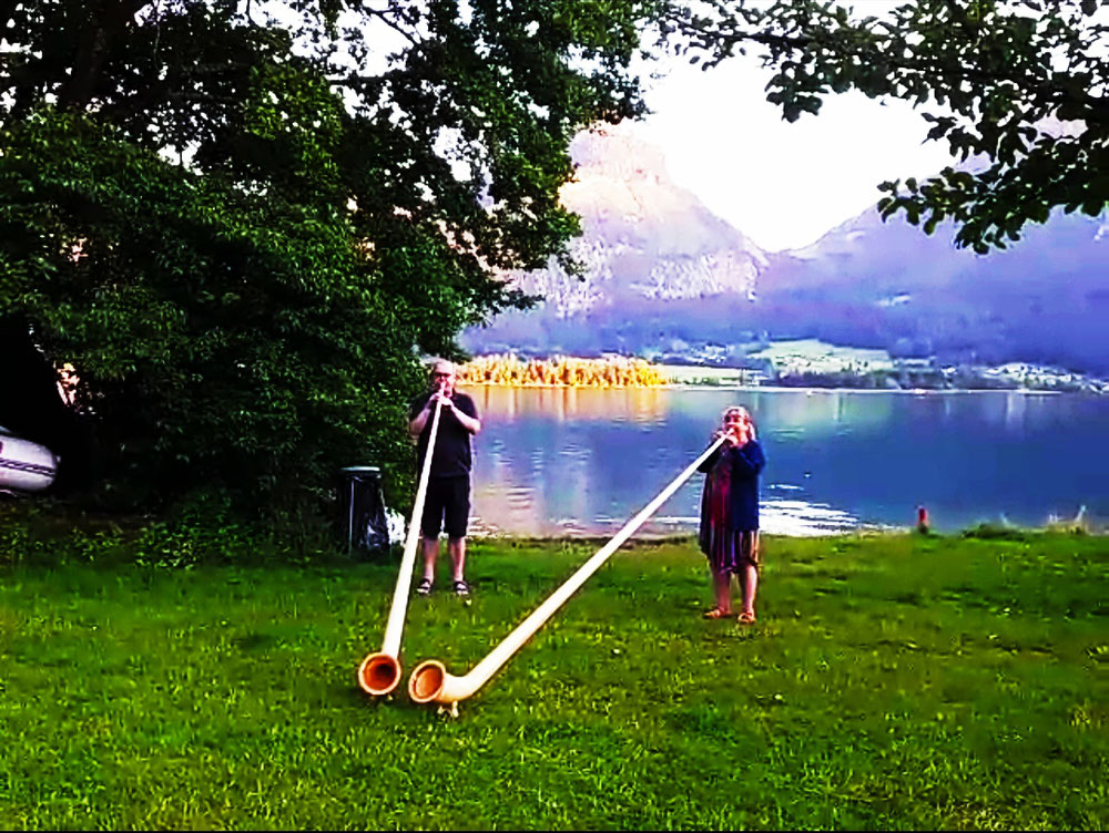 Abendliches Alphornkonzert am Wolfgangsee