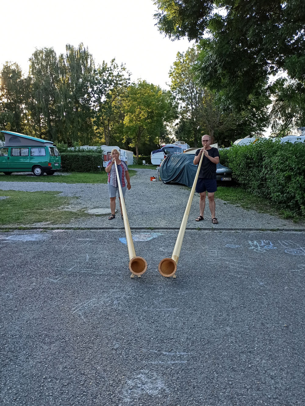 Blasen bis die Wäsche trocken ist