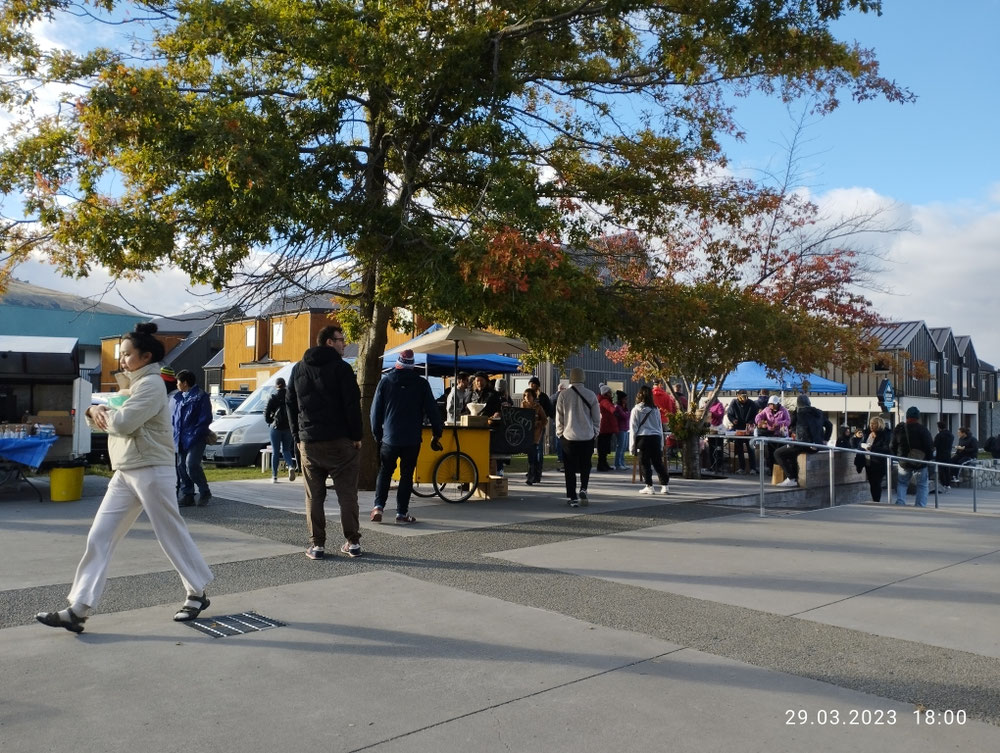 Streetfood market am Lake Tekapo