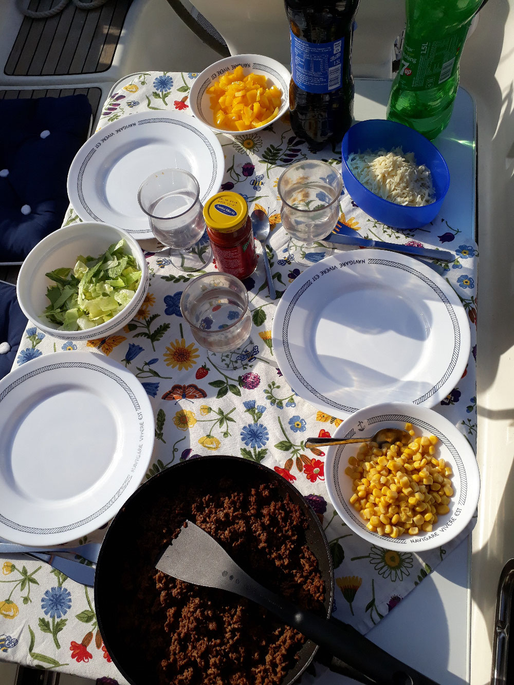 Dinner prepared
