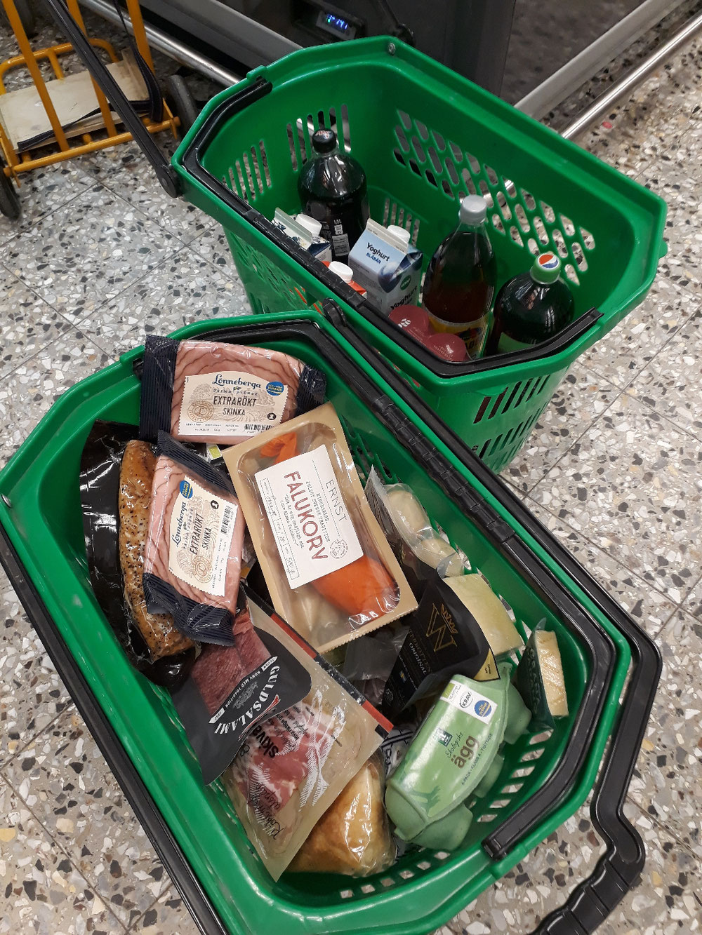 Groceries all Swedish brands