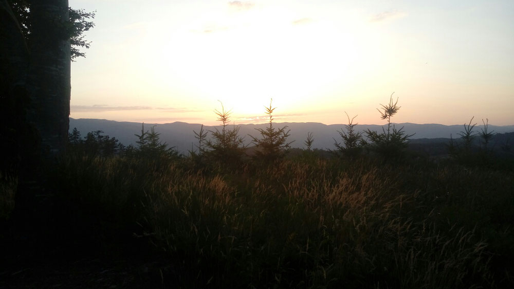 Sonnenaufgang in der Toskana