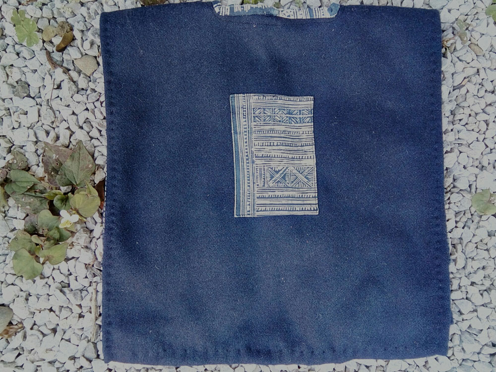 Square Wool Vest (back)