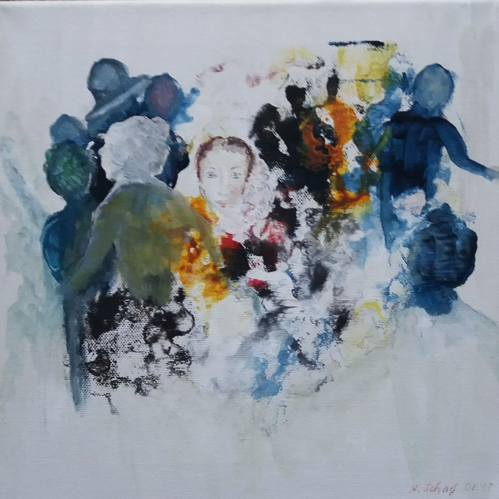 Begegnungen 2- 30 x 30 cm
