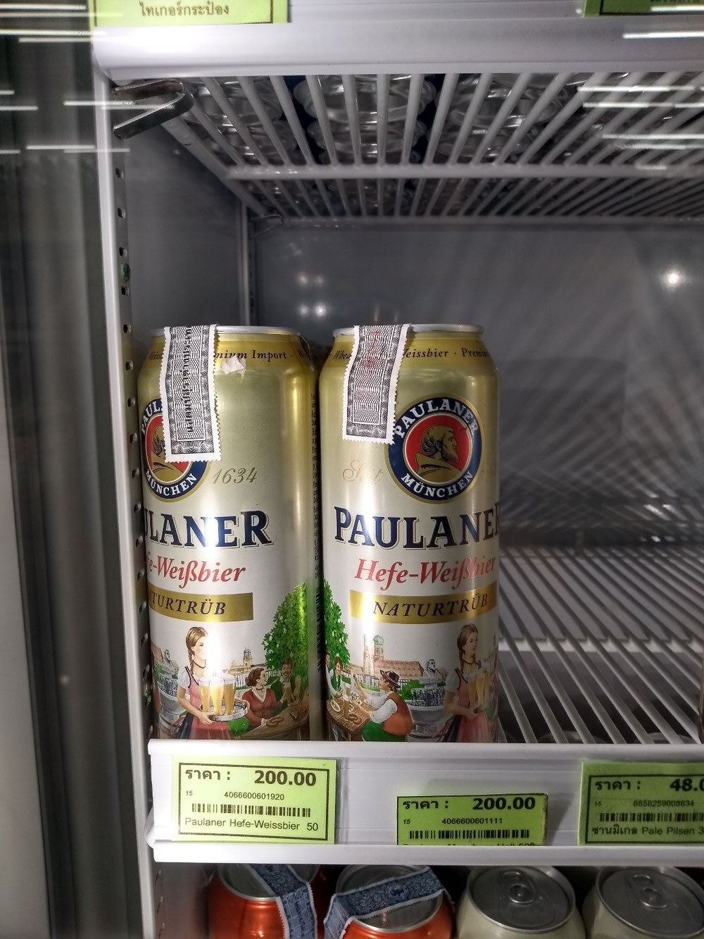 Auch Paulaner gibt es hier