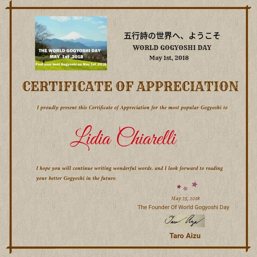 World Gogyoshi Day - May 1 2018