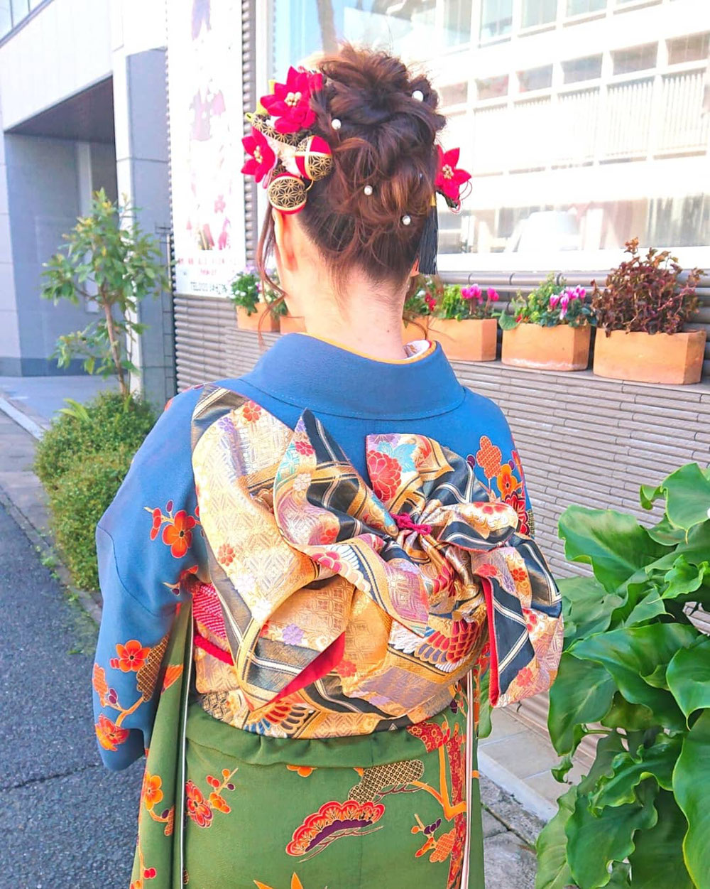 成人式後撮り 美容室そうだすい 船橋市湊町