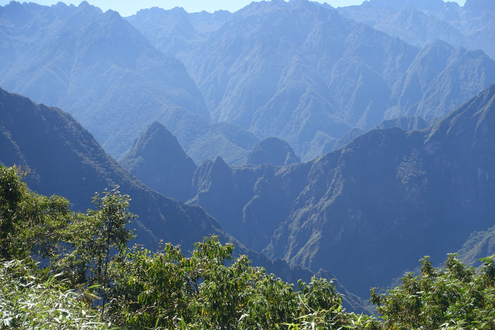 Machu Picchu vue de derrière Salkantay trek 