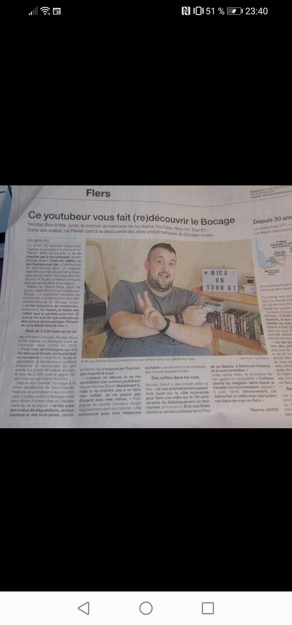 Article Ouest France Mars 2019