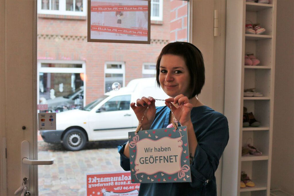 Seit einem Jahr öffnet Anika Glaser jeden Morgen ihren kleinen Laden.