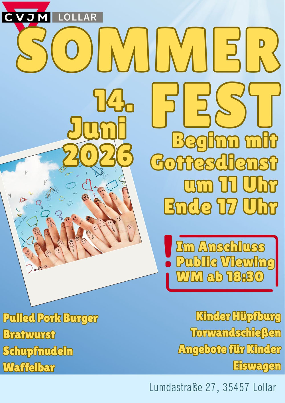 Unser Sommerfest 2026 im CVJM...sei dabei!