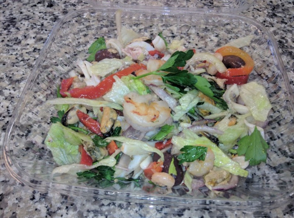 Nr.7 Meeresfrüchte Salat 