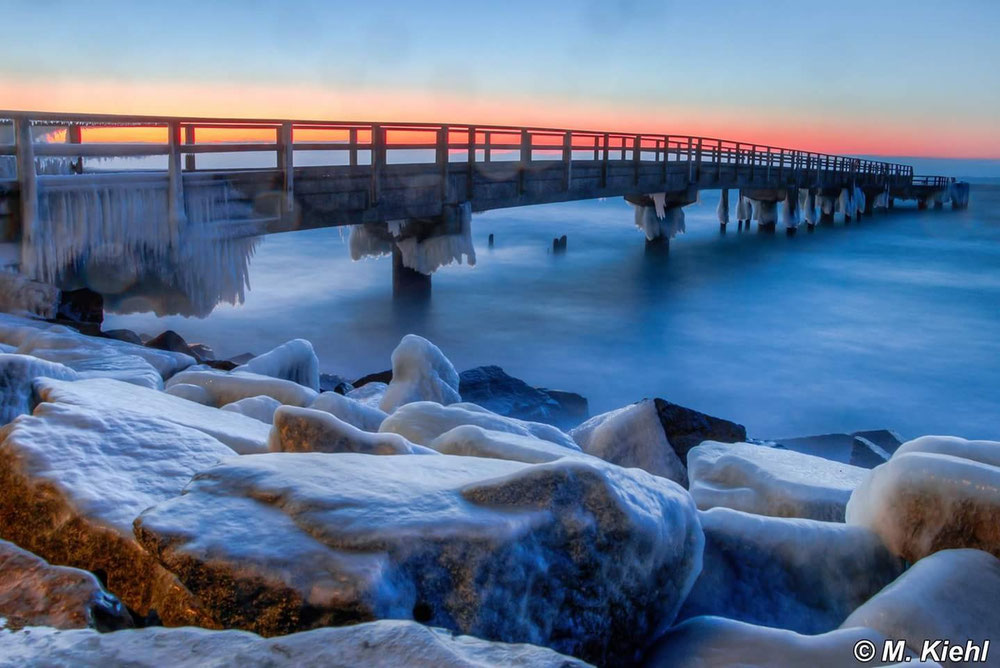 Seebrücke Sassnitz Sonnenaufgang 