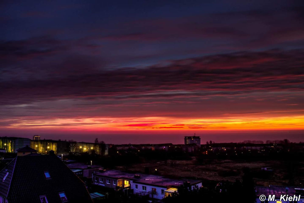 Sonnenaufgang Sassnitz als HDR 