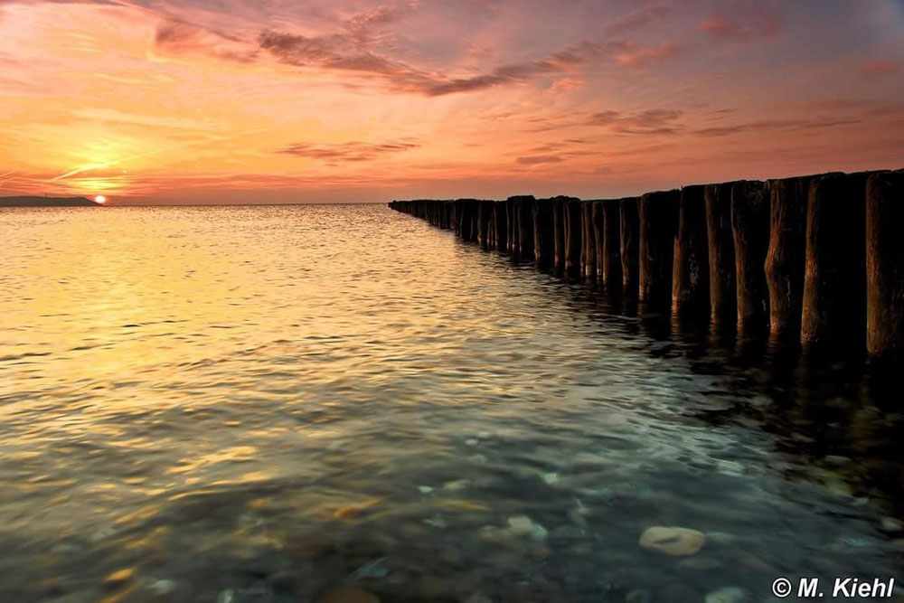 Sonnenuntergang Hiddensee von Dranske 