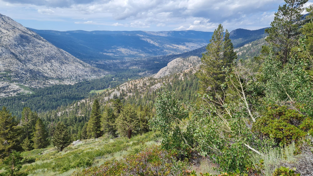 Auf dem Abstieg zum San Joaquin River