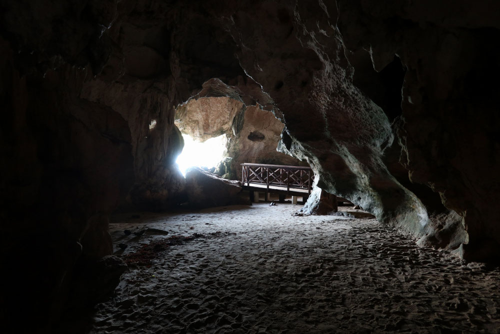 Höhle, die angeblich von Ureinwohner bewohnt worden ist.