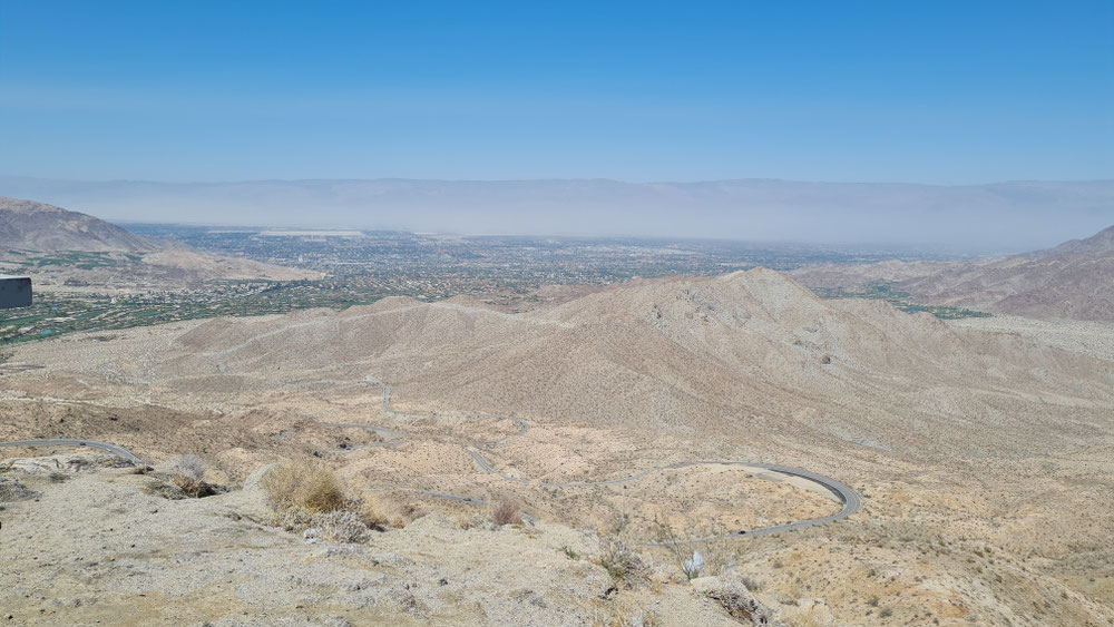 Letzter Blick auf Palm Desert