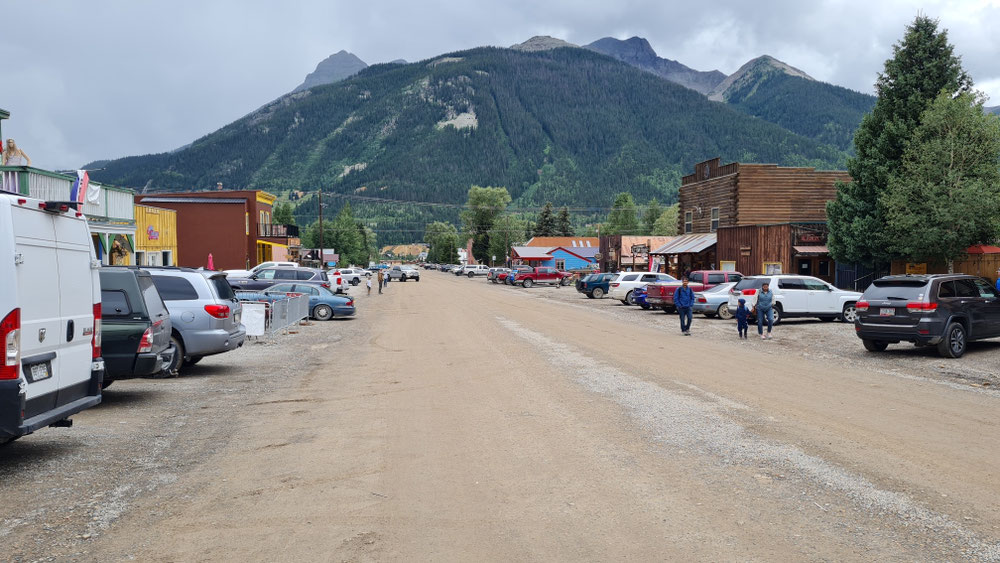 Die meisten Strassen in Silverton sind noch ungeteert