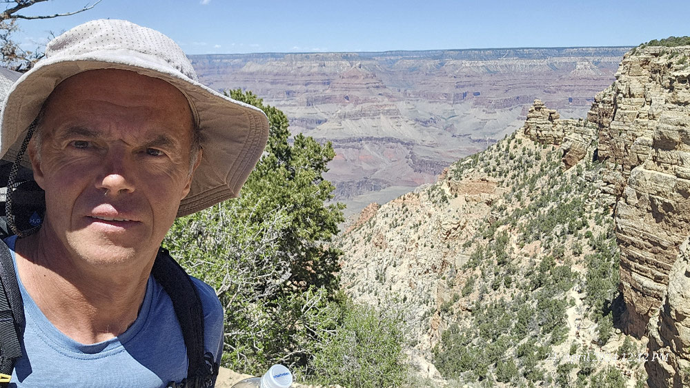 Vor dem Abstieg zum Colorado river