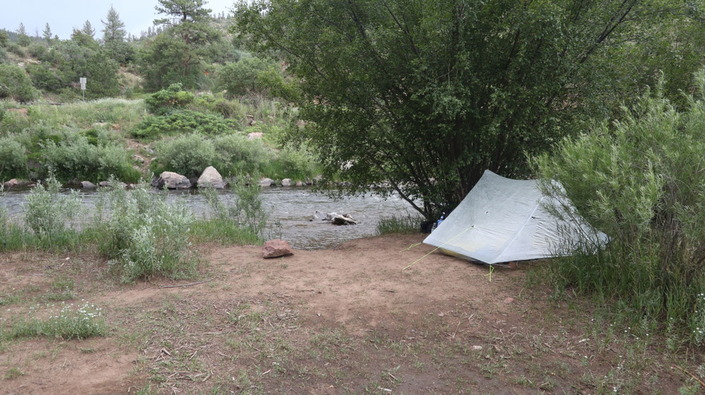 Mein Camp am Platte river.