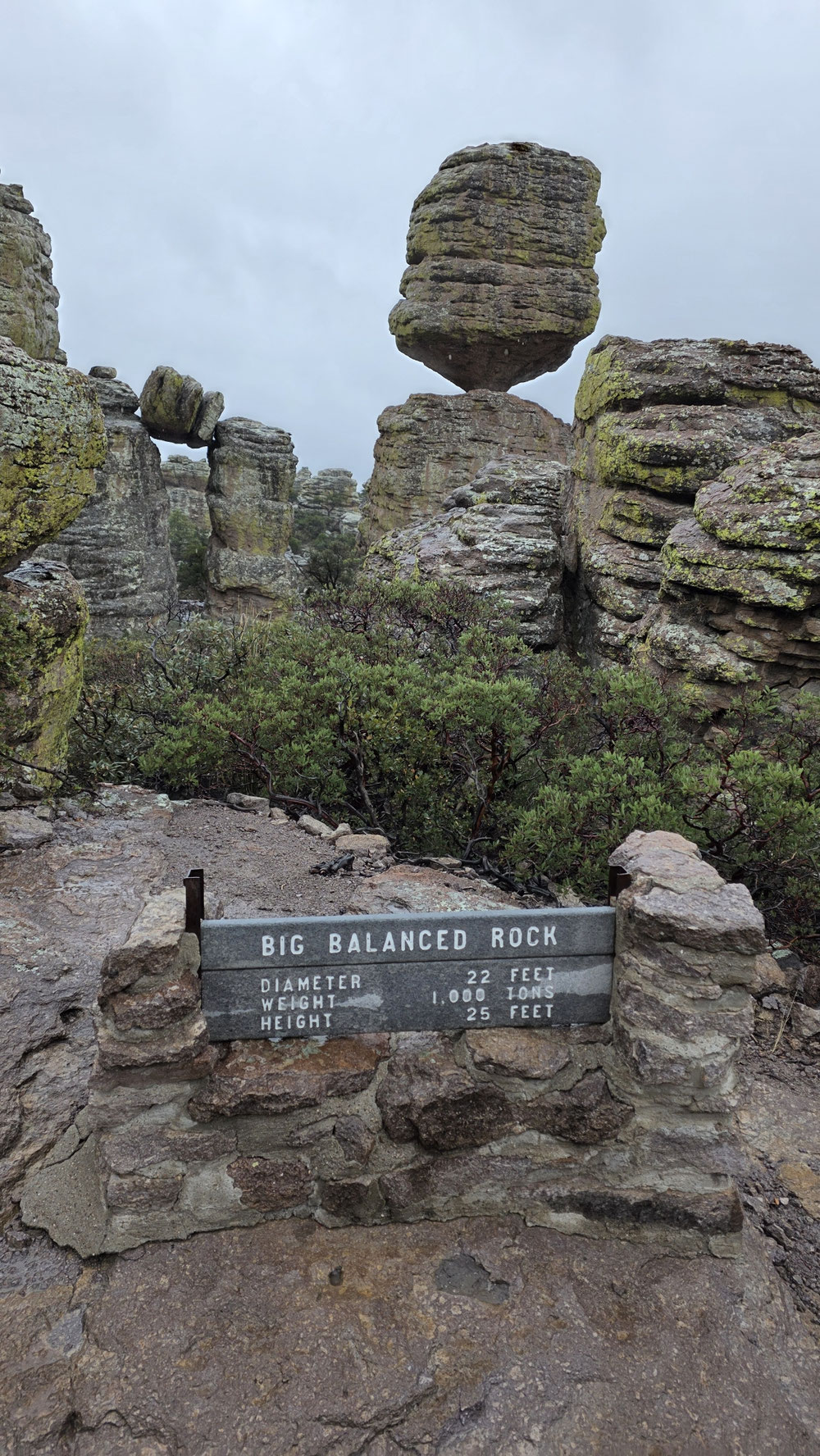 Ungewöhnliche Felsformationen im Chiricahua National Monument.