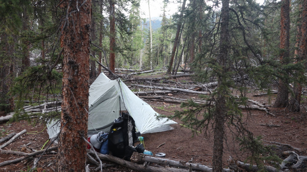 Mein Übernachtungs Camp auf 10500Fuss