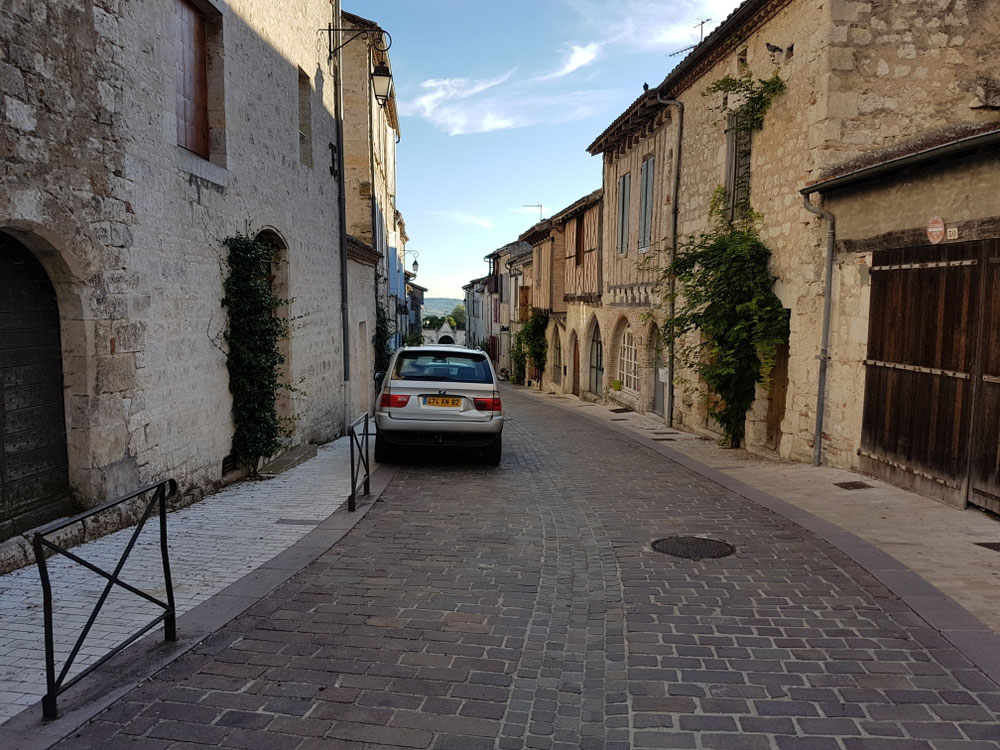 A street in the medevial town of Lauzerte