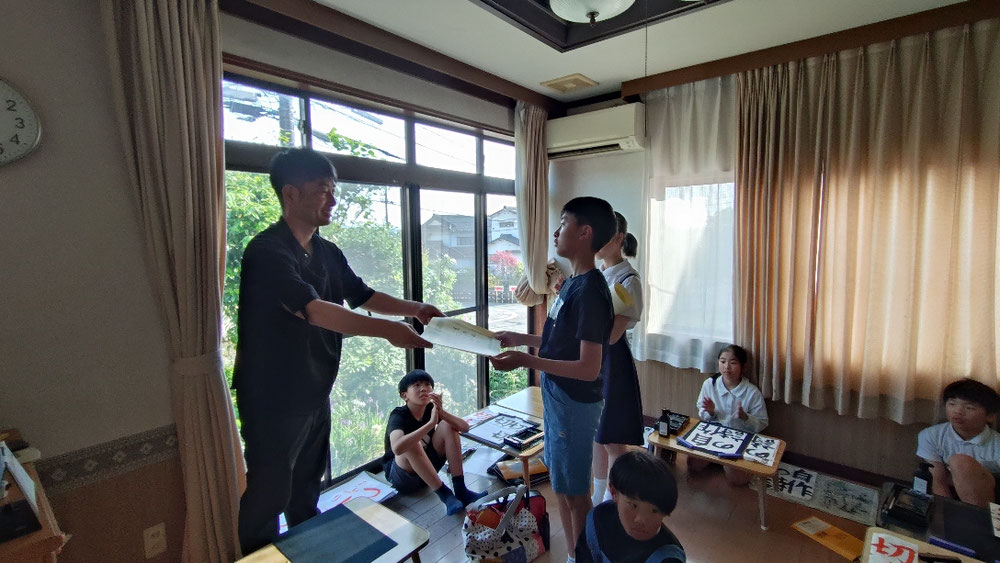 子供たちも段位を取れて喜んでいます。