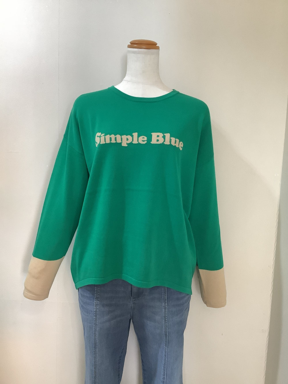 ローブ（ROBE) 3−PS16 グリーンニット38  ¥14,080（税込）