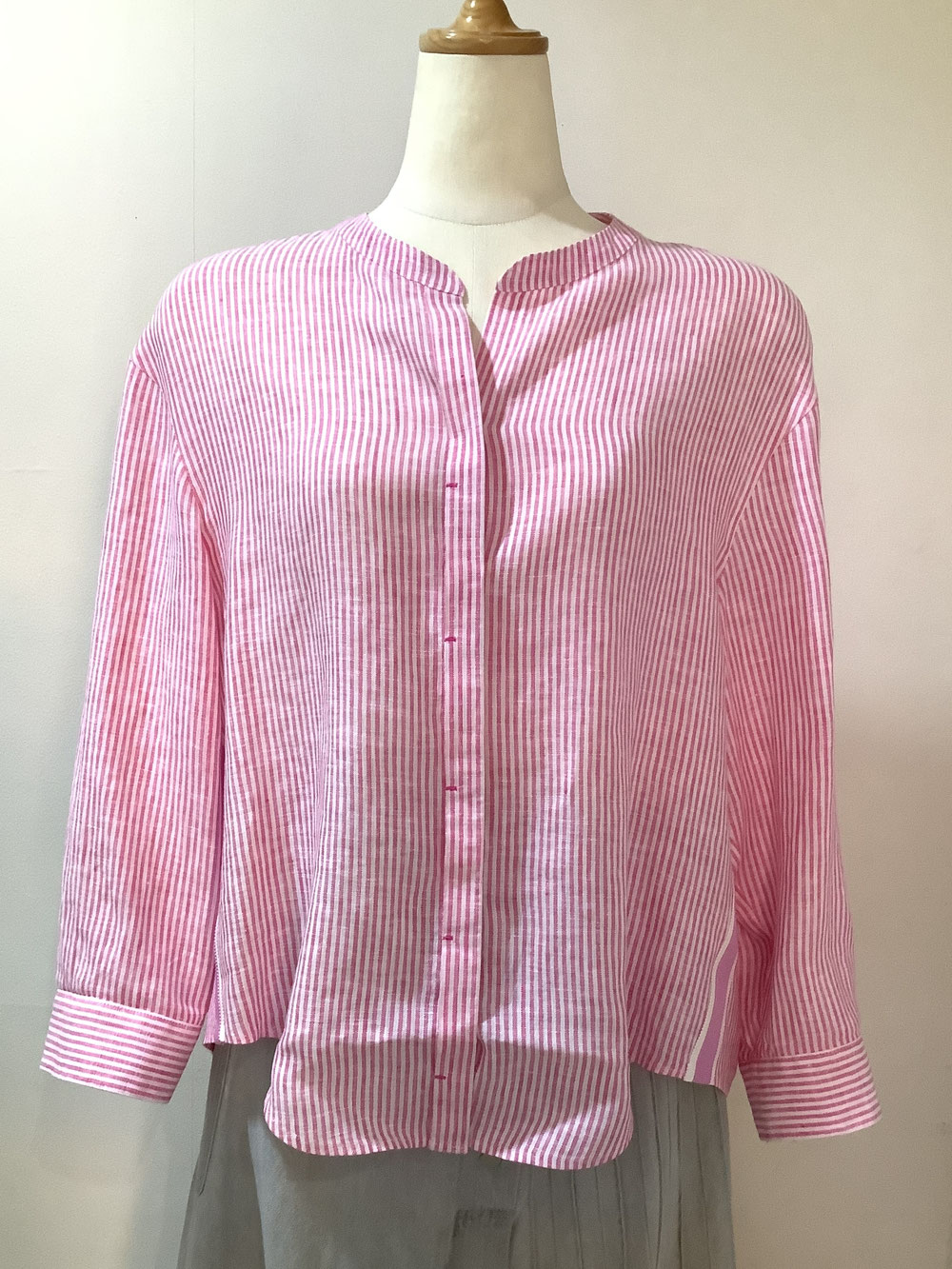 ローブ（ROBE)3−PS27  ピンクシャツブラウス38  ¥18,480（税込）