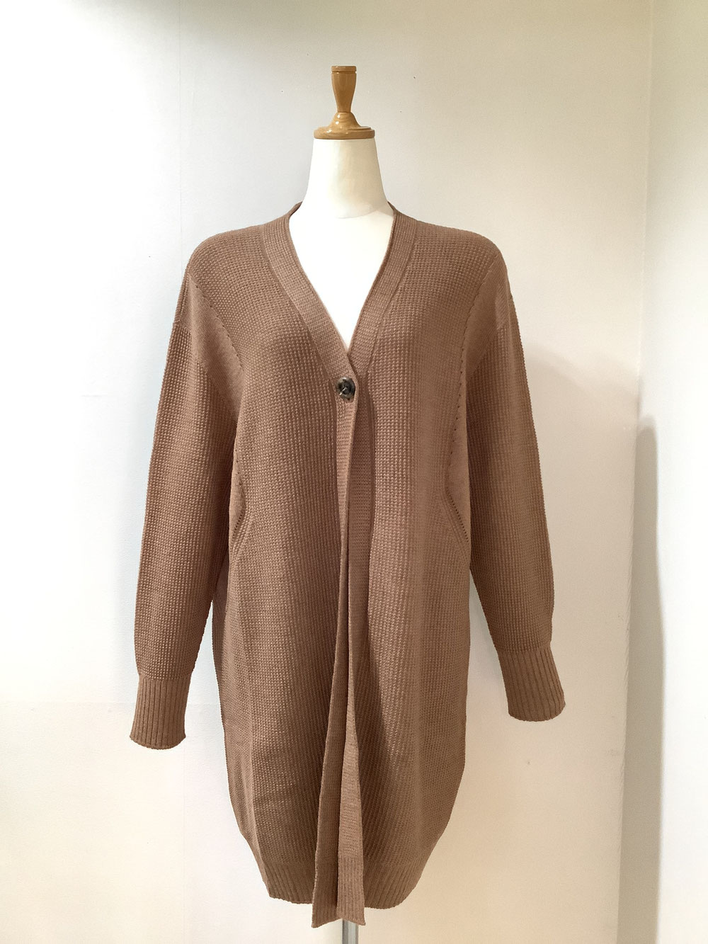 フレックスフォア(flexfore)5−MA32E ロングカーディガン38  ¥31,680(税込)