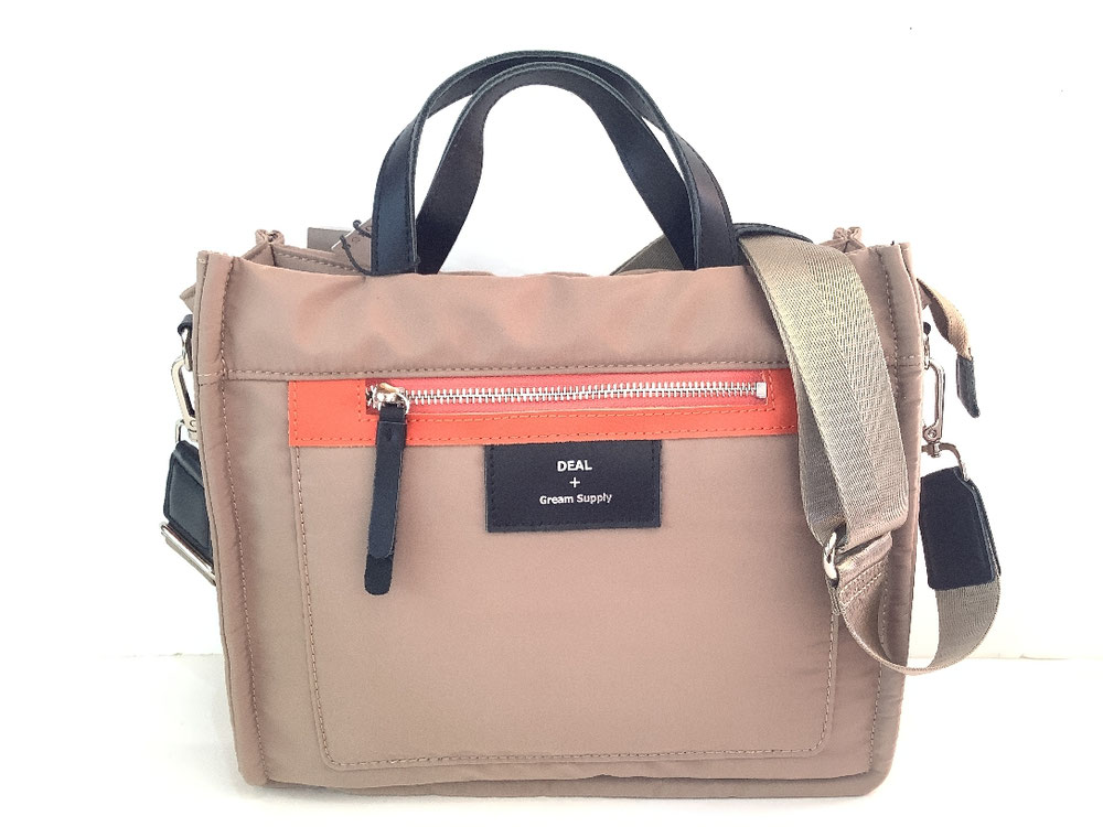 アサヒ17−MA13ベージュ ナイロンx牛革  ¥10,450（税込）