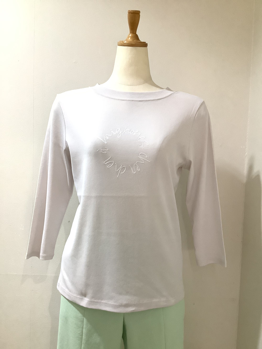 フラウエプラス（flaue＋）21−PS52 ライトグレー38  TS    綿100%    ¥14,300（税込）