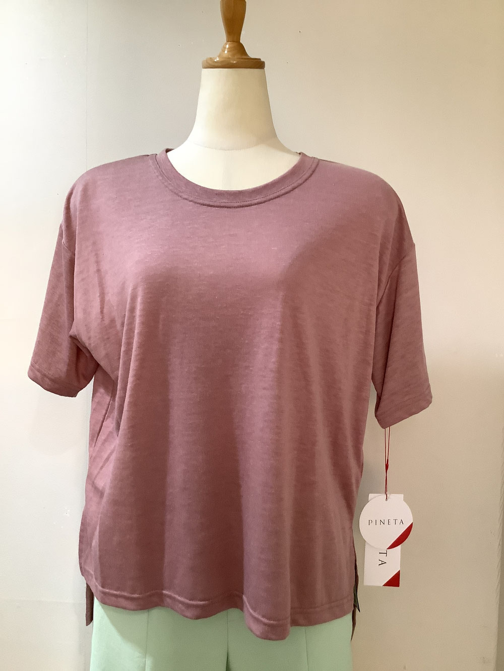 ピネタ（PINETA）52−PS30 ピンクTシャツ42 ¥10,780（税込）⇒SALE ¥8,624（税込）