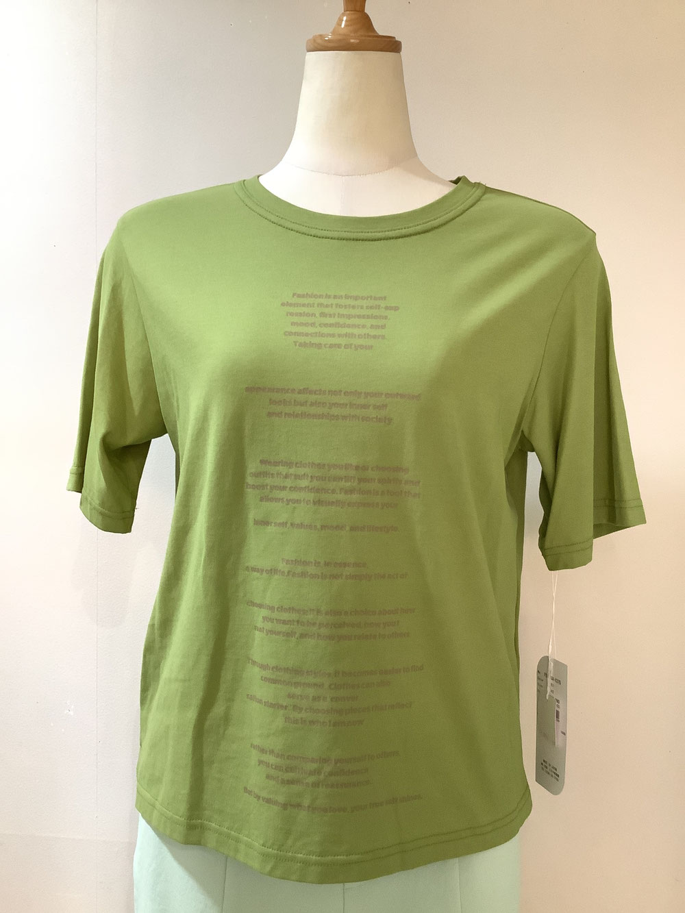 ピネタ（PINETA）52−PS32 グリーンTシャツ40 ¥13,090（税込）⇒SALE ¥10,472（税込）綿100%