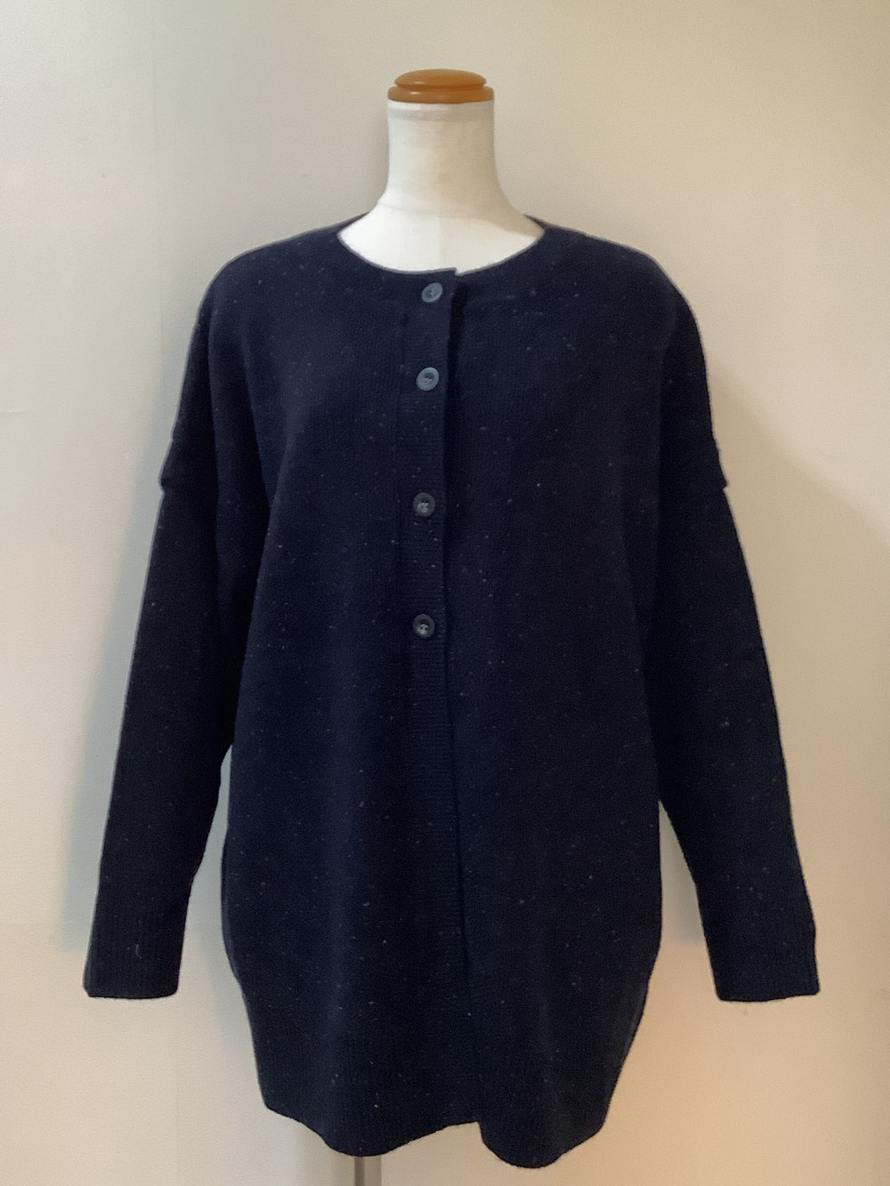 フレックスフォア（flexfore）5−MA21E ブラックロングカーディガン9号  ¥19,580（税込）SOLD OUT