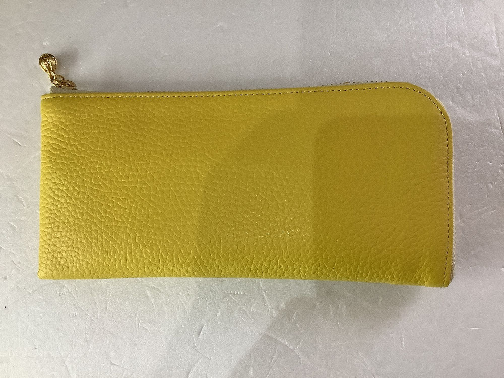 ARUKAN ドリアン1013712−81イエロー牛革 L字長財布 ¥14,300（税込）