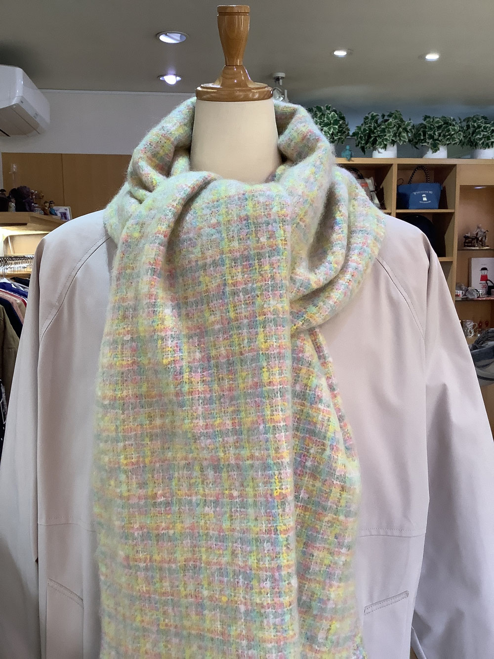 15−MA13 パステルマフラー🧣¥2,750（税込）ポリエステル100%