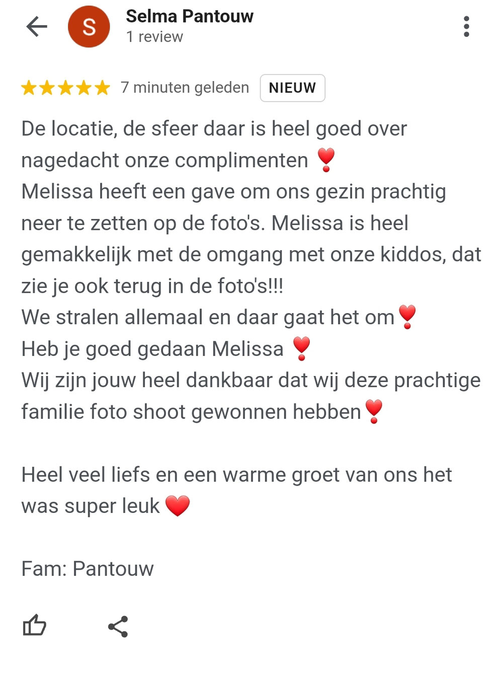 Review gezinsshoot winnaar Weggeef-actie 10 mei 2024 