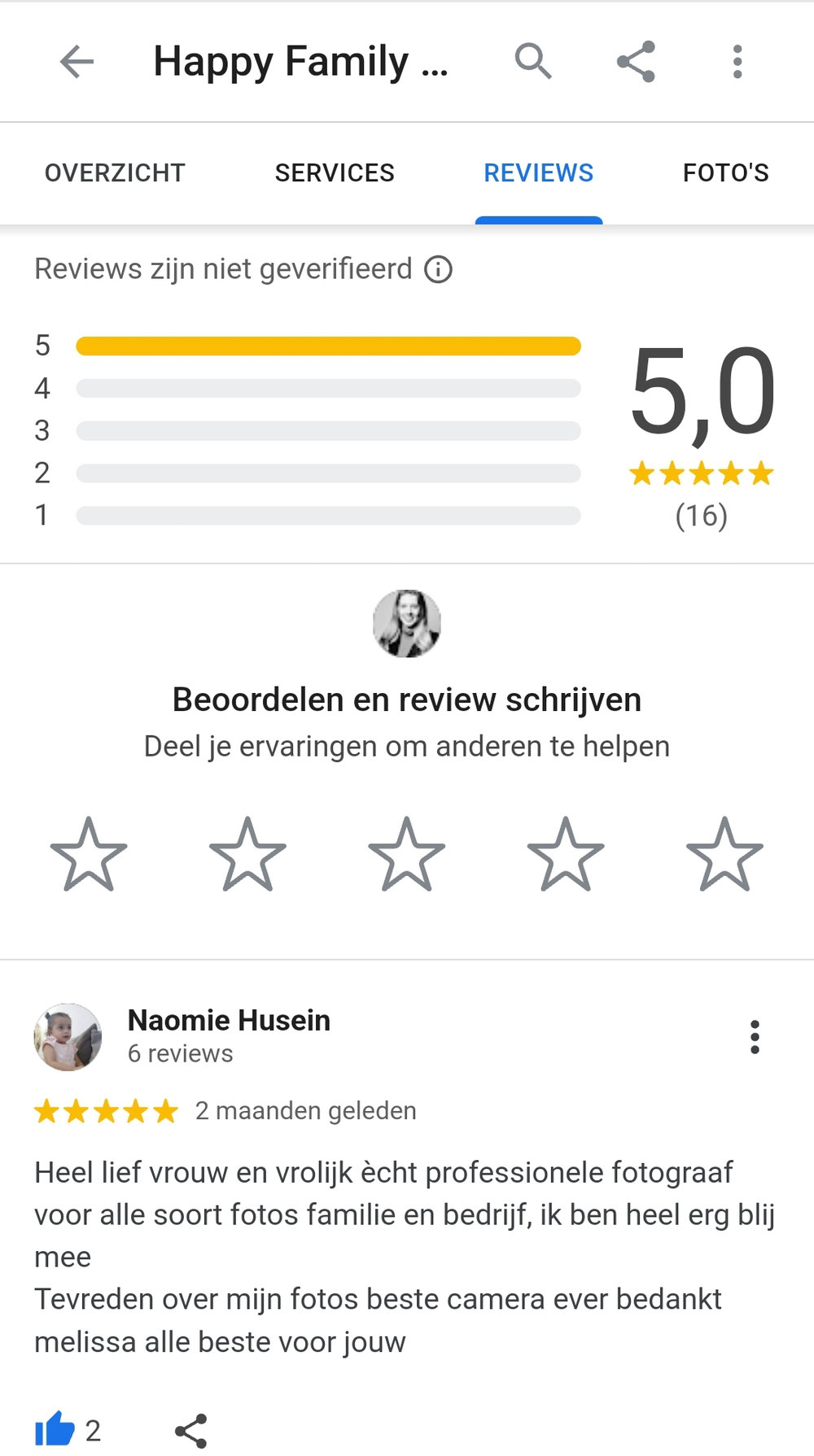 Review gezinsshoot 2 kinderen 