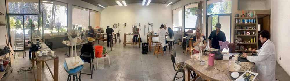 Panorámica del taller 