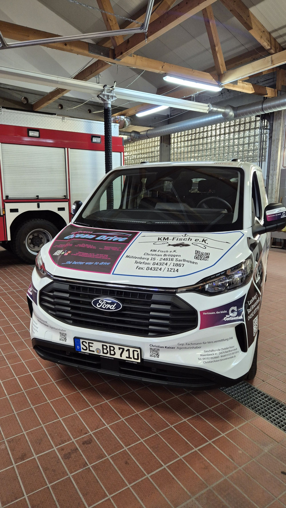Der neue Mannschaftswagen der Feuerwehr Bad Bramstedt 